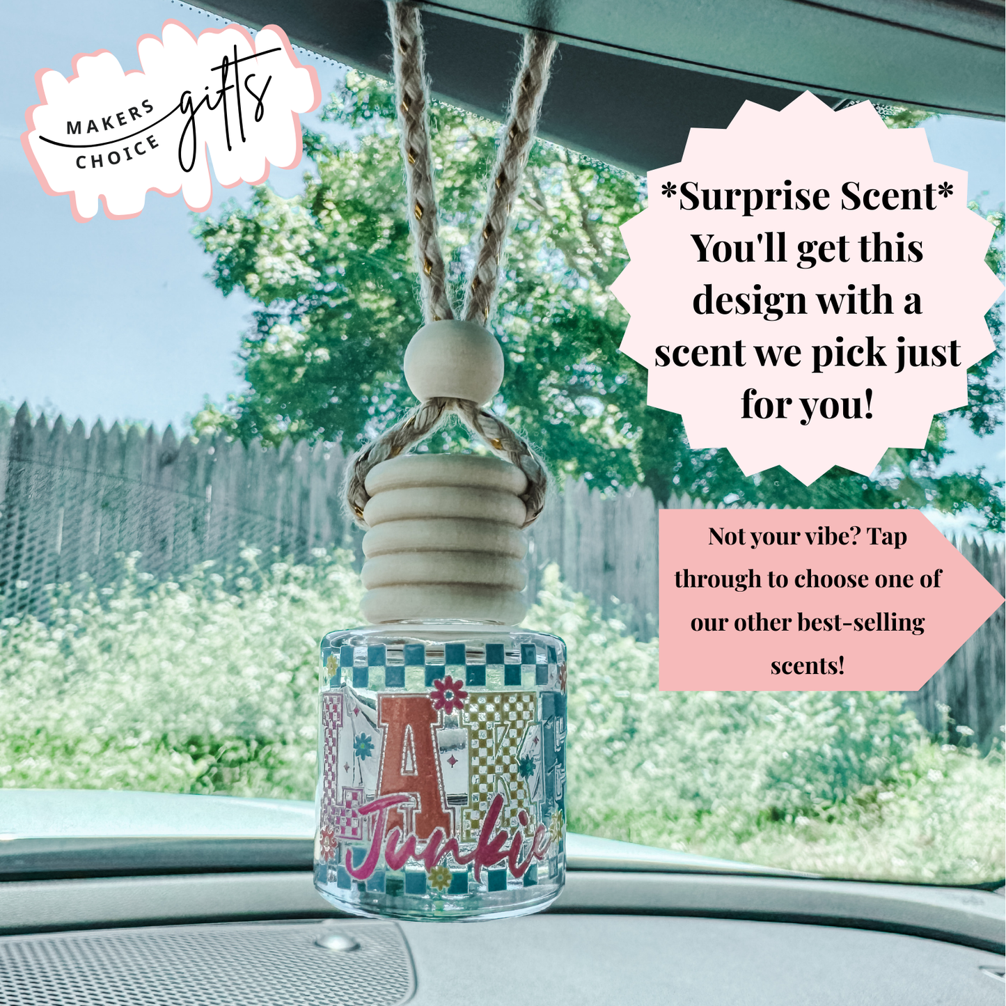 Lake Junkie Hanging Car Freshener