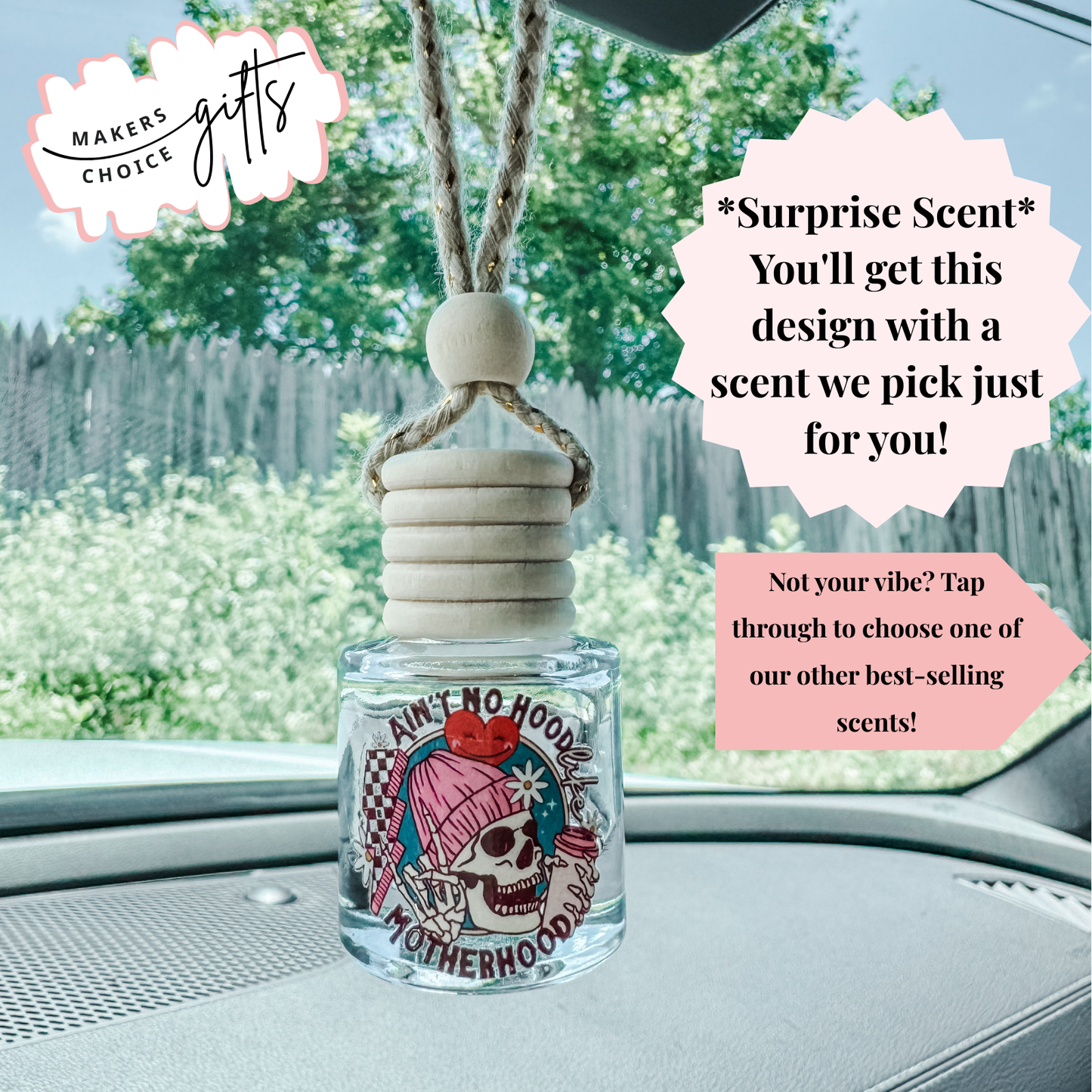 Aint No Hood Hanging Car Freshener