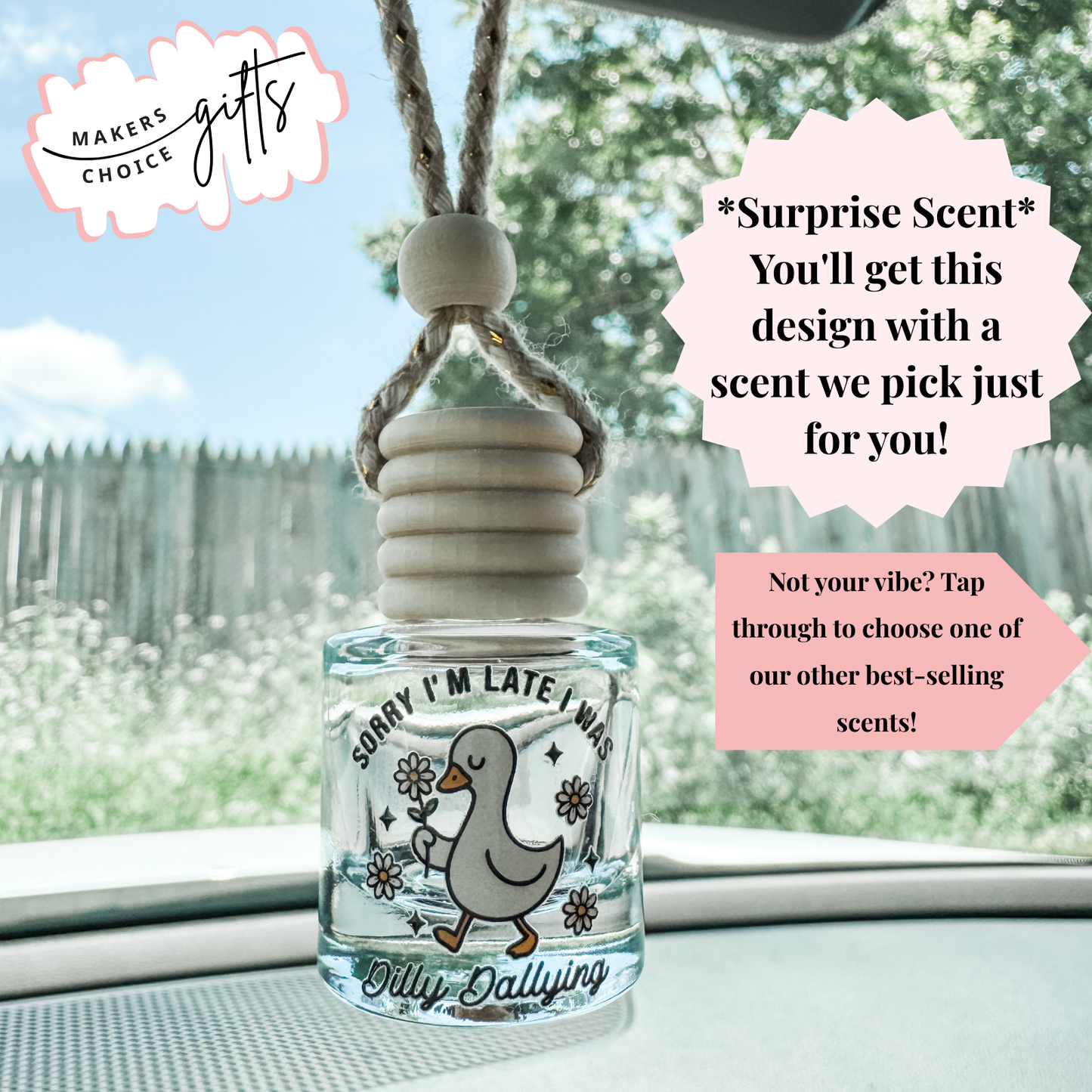 Dilly Dallying Hanging Car Freshener