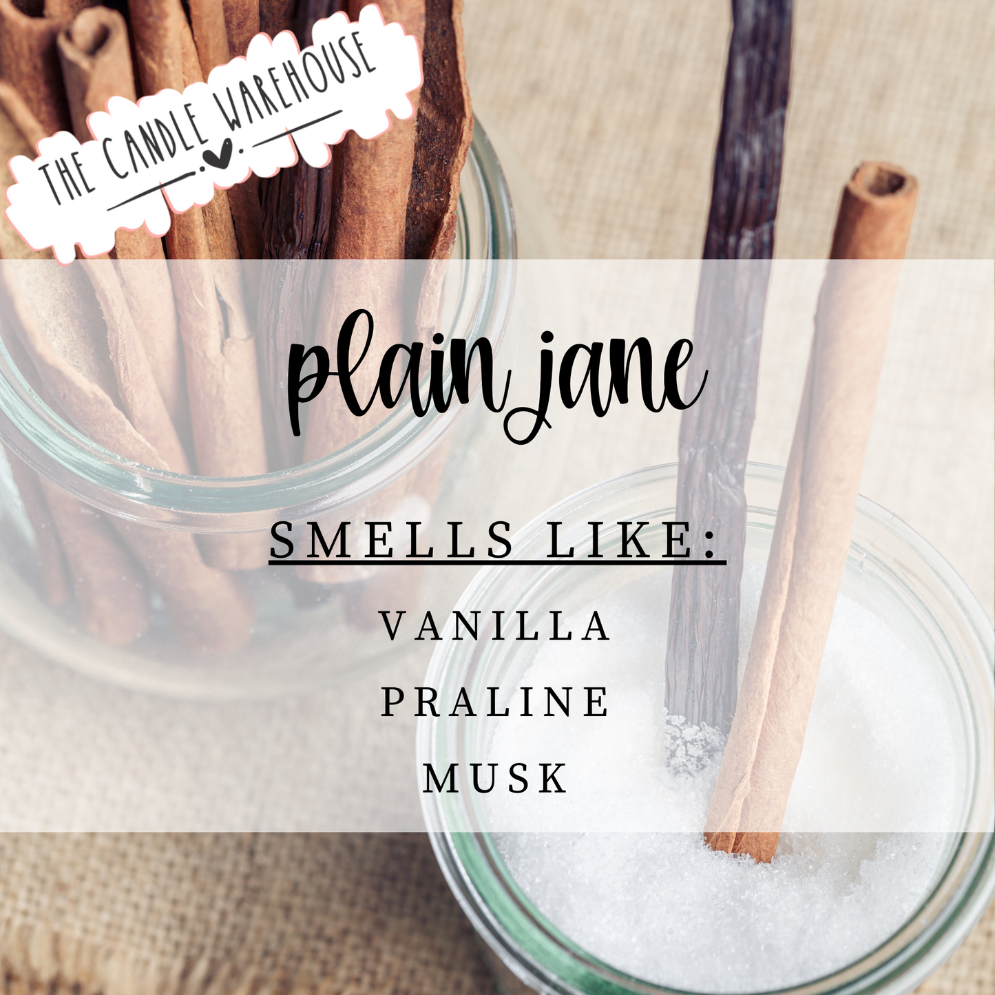Plain Jane 3-Wick Candle