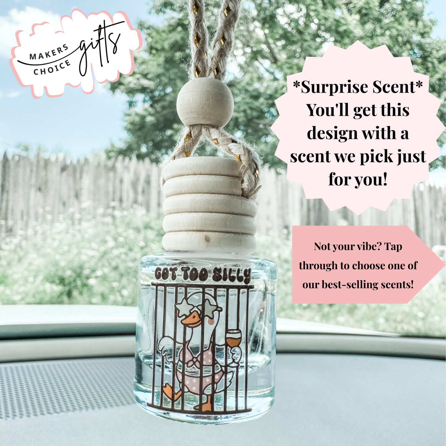 Got Too Silly Hanging Car Freshener