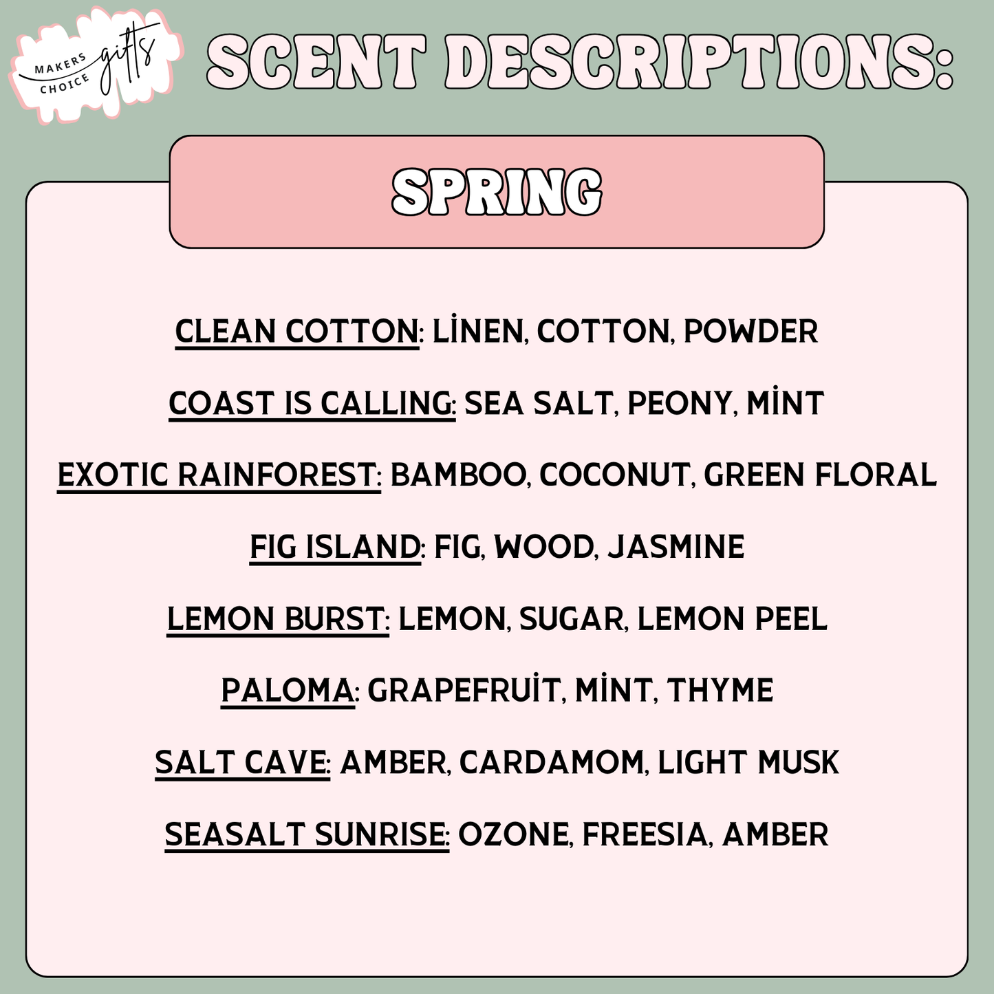 9oz Signature Spring & Summer Candles
