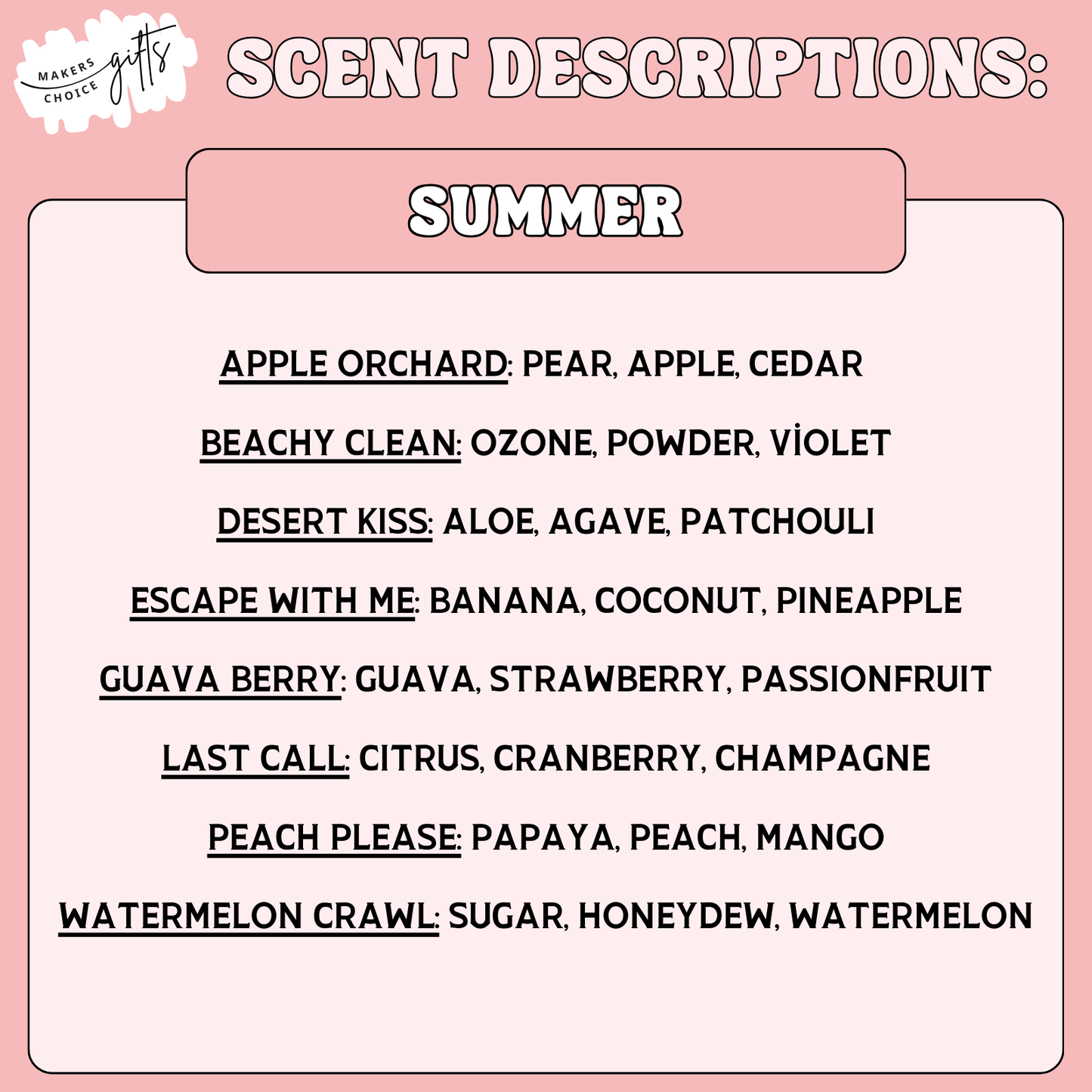 9oz Signature Spring & Summer Candles