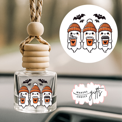 3 Ghosts Hanging Car Freshener