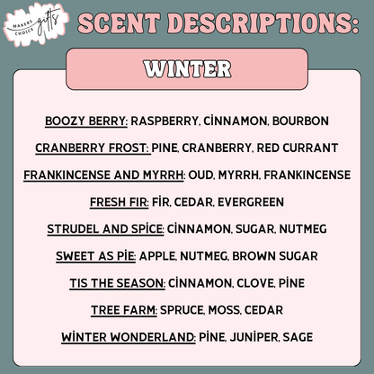 4oz Signature Holiday Candles