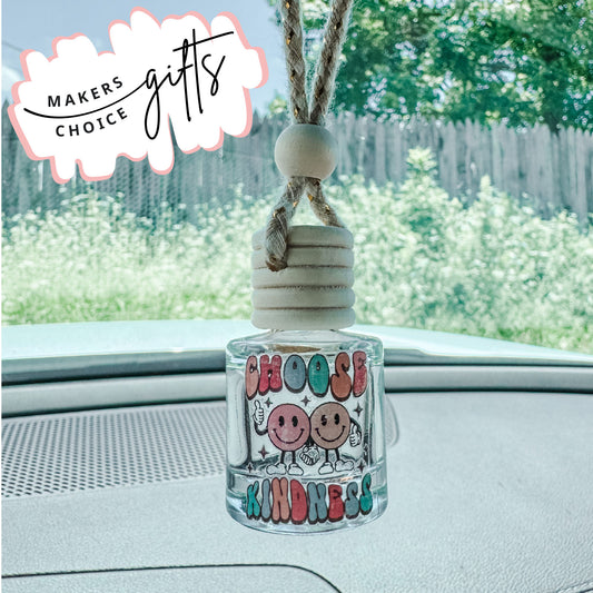Choose Kindness Hanging Car Freshener