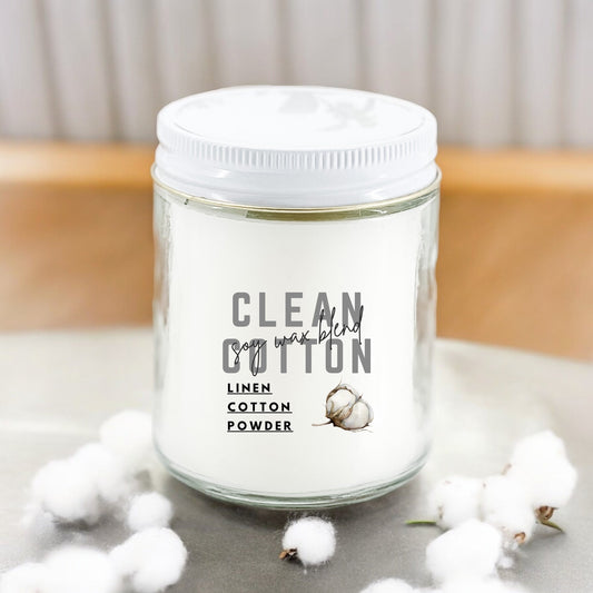 Clean Cotton 9 oz Candle