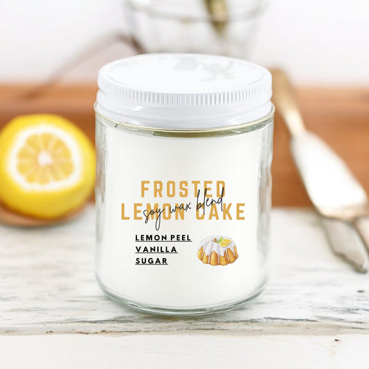 Frosted Lemon Cake 9 oz Candle