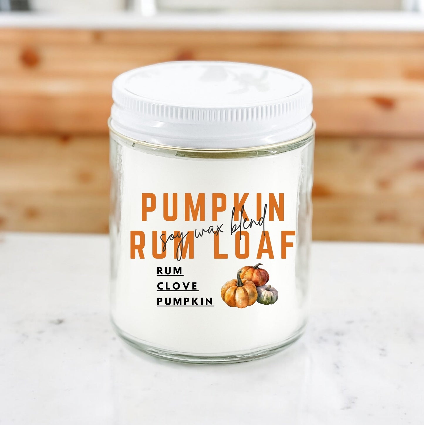 Pumpkin Rum Loaf 9 oz Candle