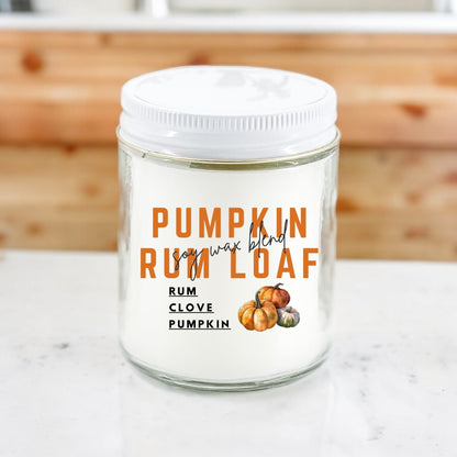 Pumpkin Rum Loaf 9 oz Candle