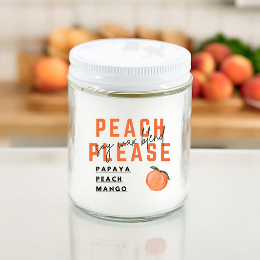 Peach, Please 9 oz Candle