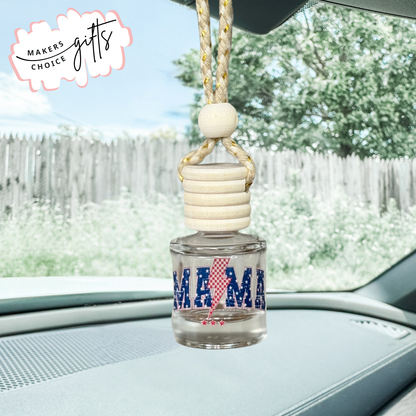 Mama Lightening Bolt Hanging Car Freshener