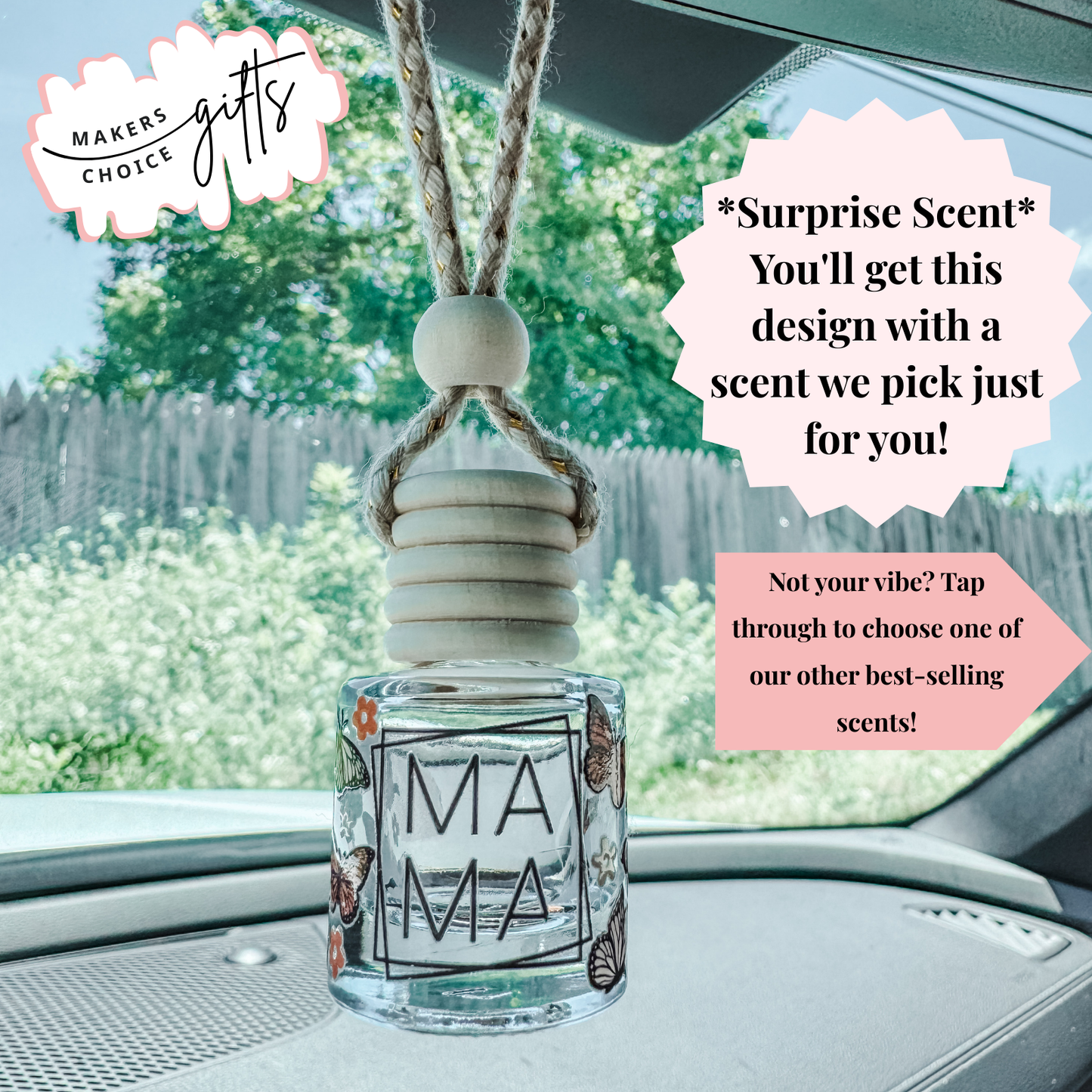 Mama Butterfly Car Freshener
