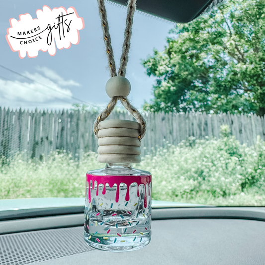 Cupcake Wrap Hanging Car Freshener