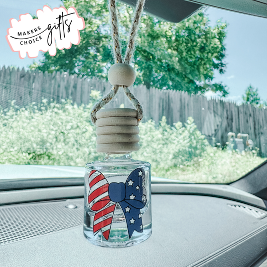 American Bow Hanging Car Freshener