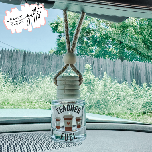 Teacher Fuel Hanging Car Freshener