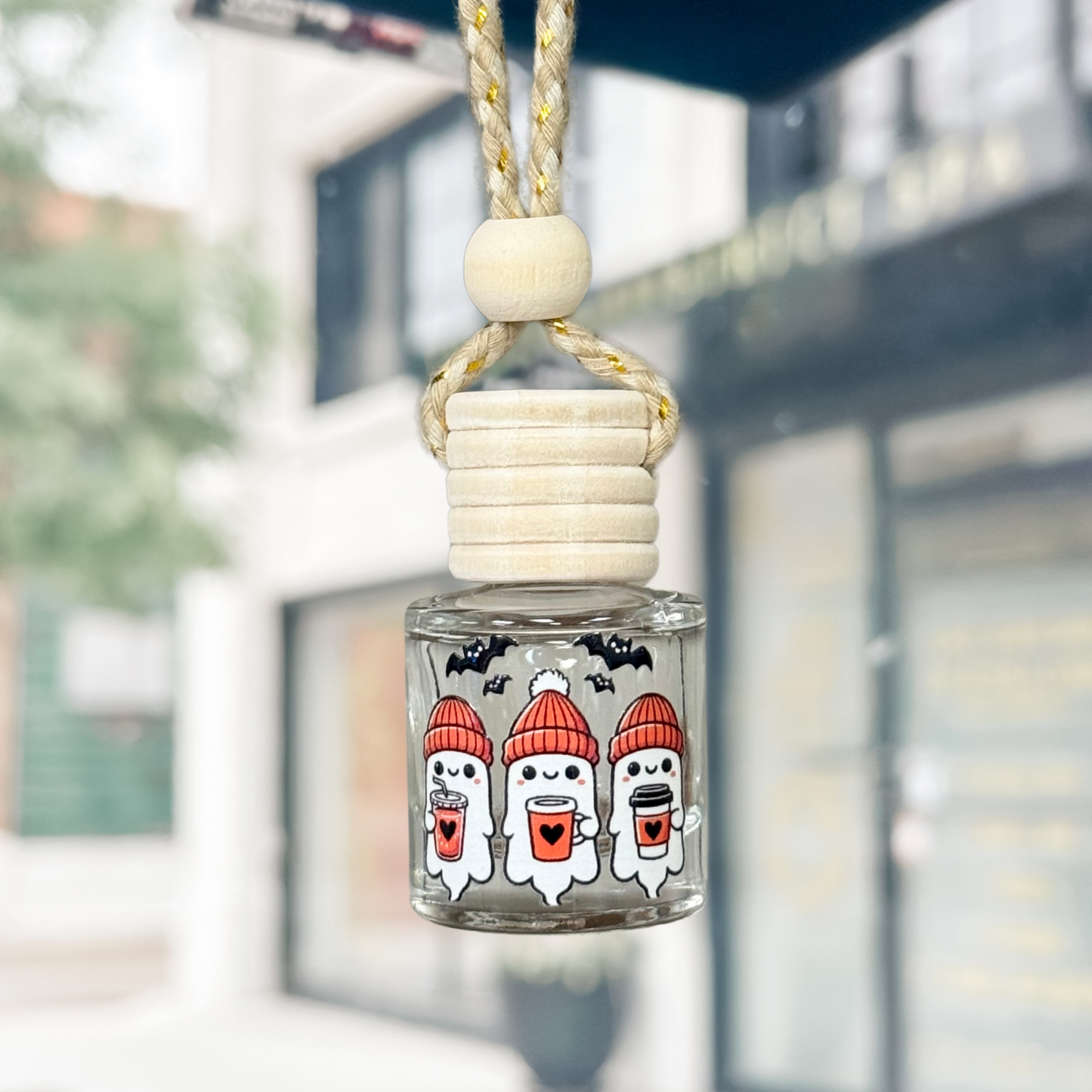 3 Ghosts Hanging Car Freshener