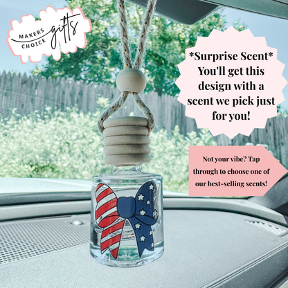 American Bow Hanging Car Freshener