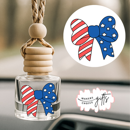 American Bow Hanging Car Freshener