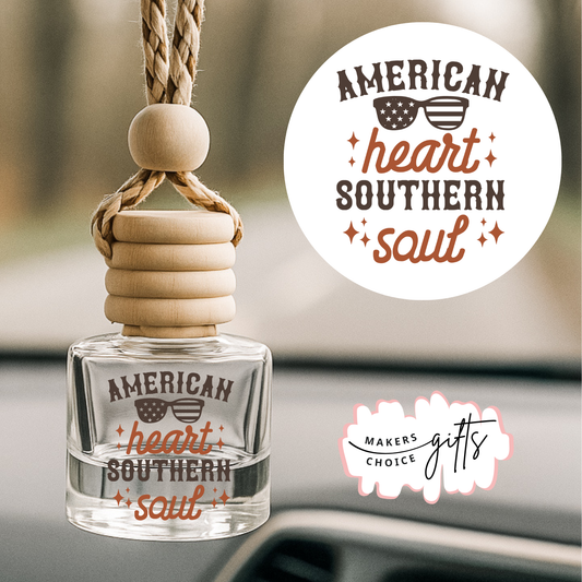 American Heart Hanging Car Freshener