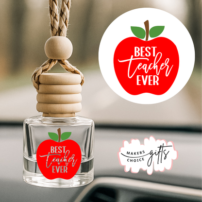 Best Teacher Hanging Car Freshener