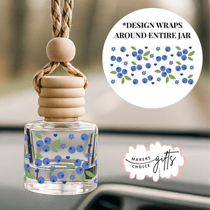 Blueberry Wrap Hanging Car Freshener