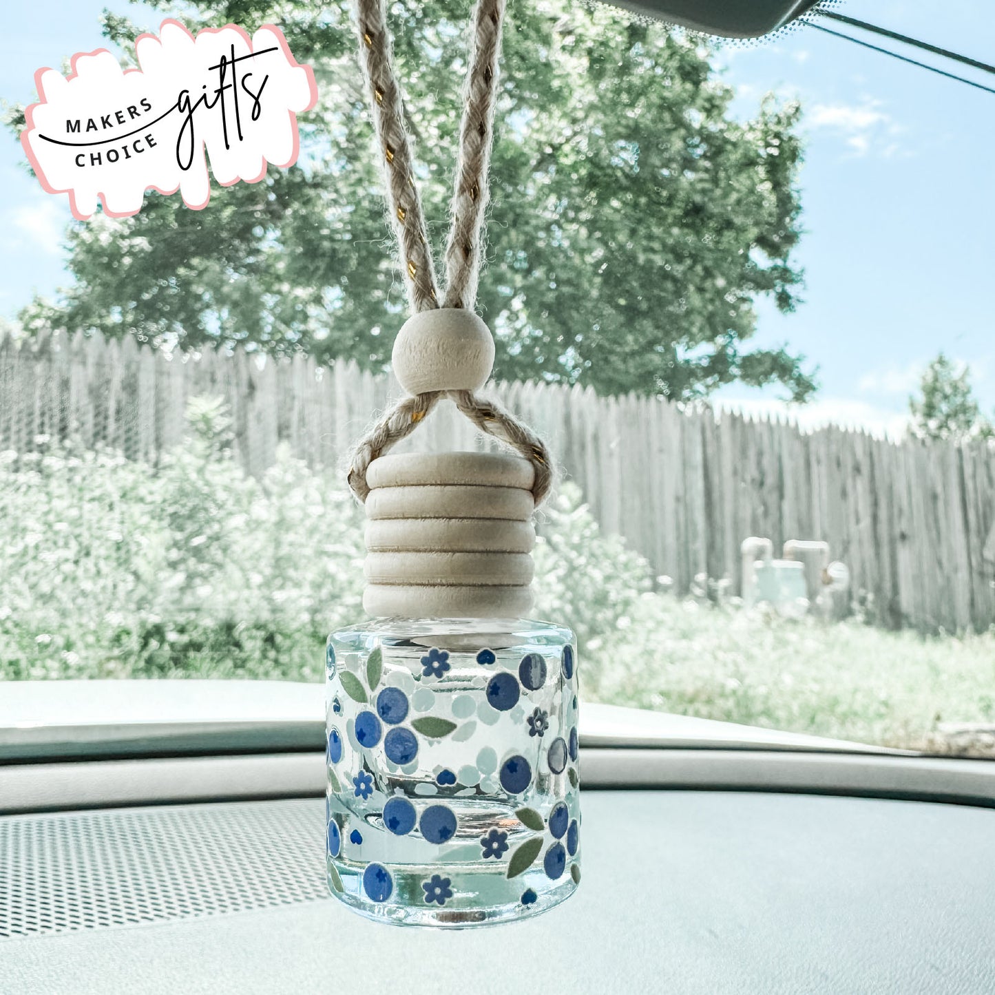 Blueberry Wrap Hanging Car Freshener