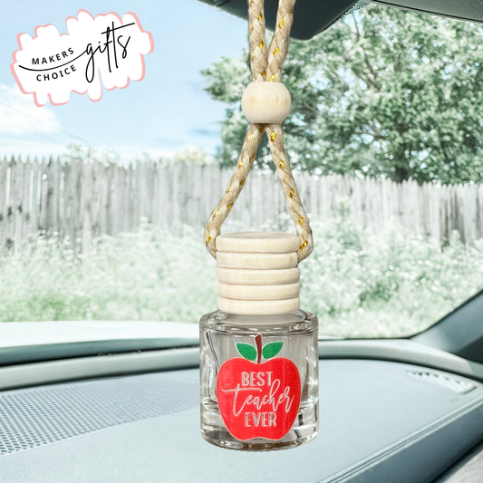 Best Teacher Hanging Car Freshener