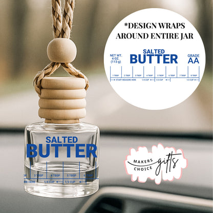 Salted Butter Wrap Hanging Car Freshener