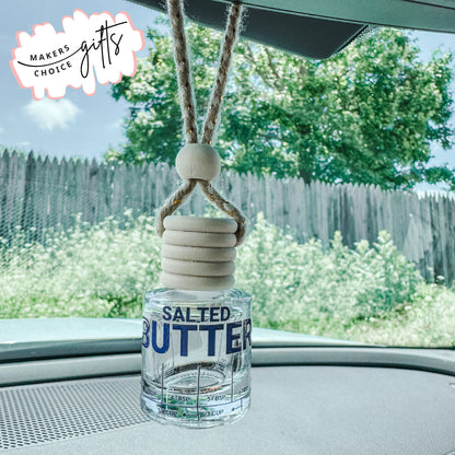 Salted Butter Wrap Hanging Car Freshener