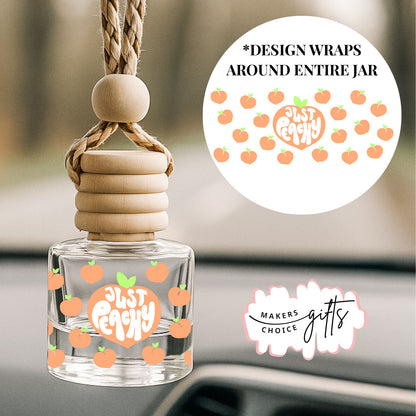 Just Peachy Wrap Hanging Car Freshener