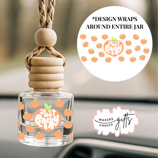 Just Peachy Wrap Hanging Car Freshener