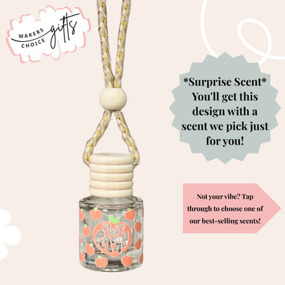 Just Peachy Wrap Hanging Car Freshener