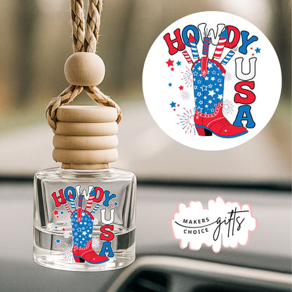 Howdy USA Hanging Car Freshener