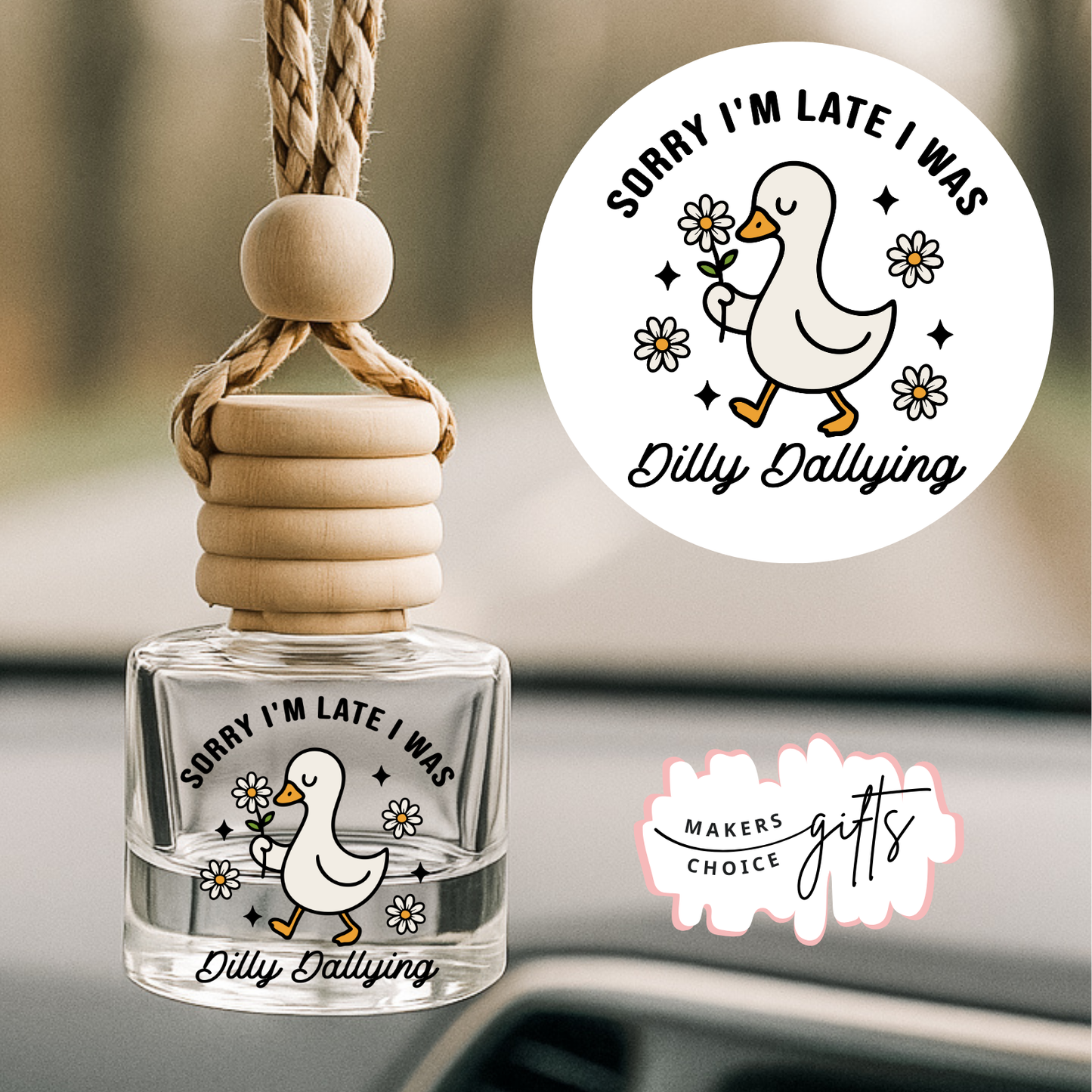 Dilly Dallying Hanging Car Freshener