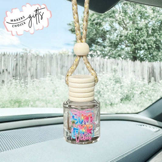 Summer Vibes Hanging Car Freshener