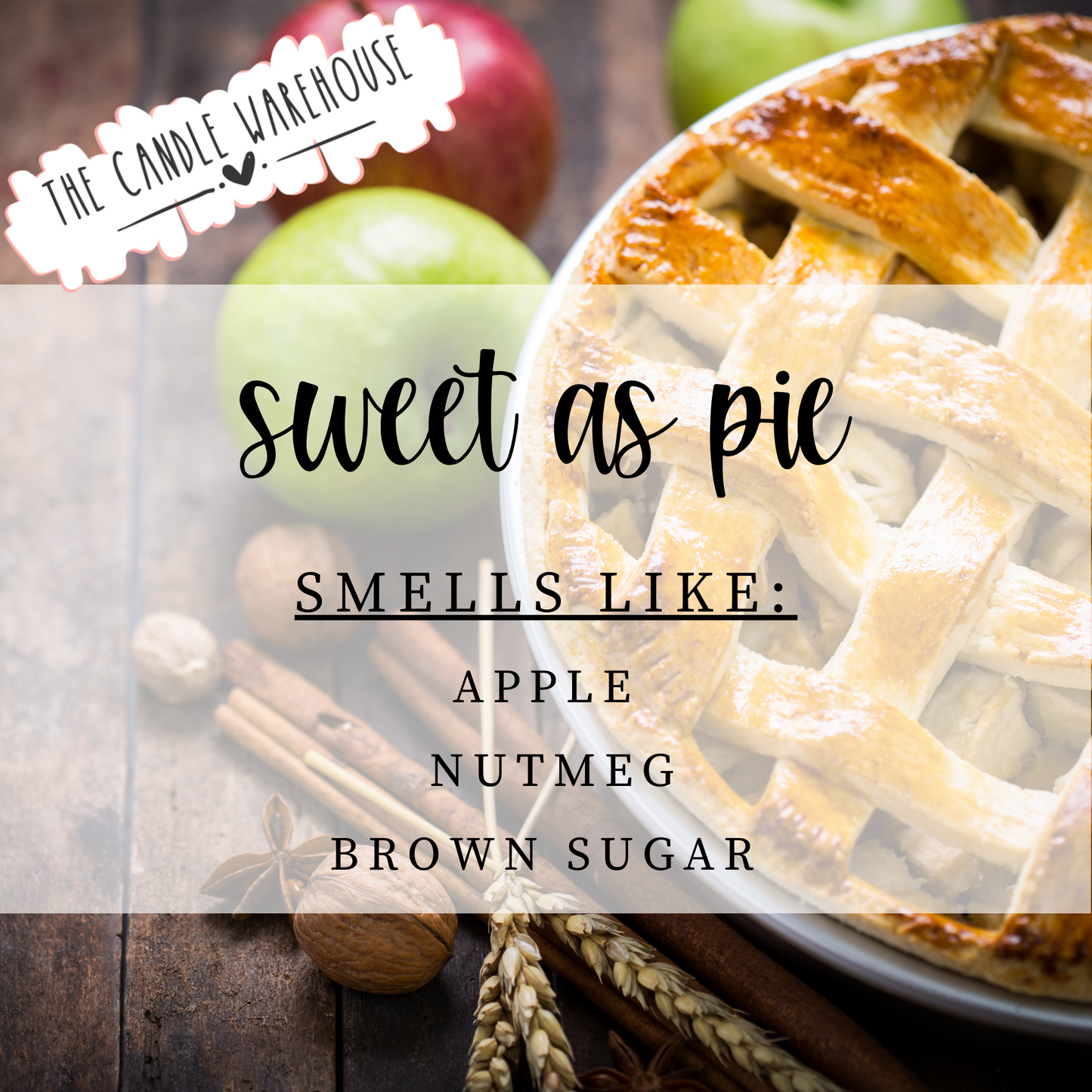 Sweet As Pie 3-Wick Candle