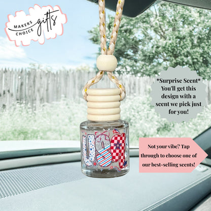 Cute USA Hanging Car Freshener