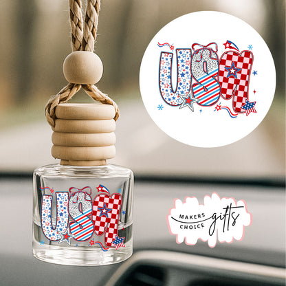 Cute USA Hanging Car Freshener